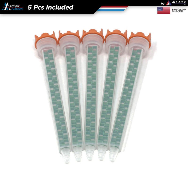 Artisan Adhesive Adhesive Mixer Tips Compatible with Sulzer Mixpac Cartridges (for Cartridge Size: 230/250/470/490 ml (5 pcs) - Image 2